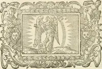 An illustration from Icones, id est, Verae imagines virorvm doctrina simvl et pietate illvstrivm, qvorvm praecipuè ministerio partim bonarum literarum studia sunt restituta, partim vera religio in variis orbis christiani regionibus, nostra patrúmque memoria fuit instaurata: additis eorundem vitae & operae descriptionibus, quibus adiectae sunt nonnullae picturae quas emblemata vocant (1580)