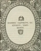 An illustration from Icones, id est, Verae imagines virorum doctrina simul et pietate illustrium, : quorum praecipuè ministerio partim bonarum literarum studia sunt restituta, partim vera religio in variis orbis Christiani regionibus, nostra patrúmque memoria fuit instaurata : additis eorundem vitae & operae descriptionibus, quibus adiectae sunt nonnullae picturae quas emblemata vocant. (1580)