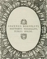 An illustration from Icones, id est, Verae imagines virorum doctrina simul et pietate illustrium, : quorum praecipuè ministerio partim bonarum literarum studia sunt restituta, partim vera religio in variis orbis Christiani regionibus, nostra patrúmque memoria fuit instaurata : additis eorundem vitae & operae descriptionibus, quibus adiectae sunt nonnullae picturae quas emblemata vocant. (1580)