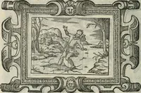 An illustration from Icones, id est, Verae imagines virorum doctrina simul et pietate illustrium, : quorum praecipuè ministerio partim bonarum literarum studia sunt restituta, partim vera religio in variis orbis Christiani regionibus, nostra patrúmque memoria fuit instaurata : additis eorundem vitae & operae descriptionibus, quibus adiectae sunt nonnullae picturae quas emblemata vocant. (1580)