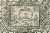 An illustration from Icones, id est, Verae imagines virorum doctrina simul et pietate illustrium, : quorum praecipuè ministerio partim bonarum literarum studia sunt restituta, partim vera religio in variis orbis Christiani regionibus, nostra patrúmque memoria fuit instaurata : additis eorundem vitae & operae descriptionibus, quibus adiectae sunt nonnullae picturae quas emblemata vocant. (1580)