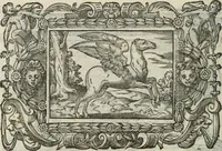 An illustration from Icones, id est, Verae imagines virorum doctrina simul et pietate illustrium, : quorum praecipuè ministerio partim bonarum literarum studia sunt restituta, partim vera religio in variis orbis Christiani regionibus, nostra patrúmque memoria fuit instaurata : additis eorundem vitae & operae descriptionibus, quibus adiectae sunt nonnullae picturae quas emblemata vocant. (1580)