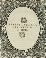 An illustration from Icones, id est, Verae imagines virorum doctrina simul et pietate illustrium, : quorum praecipuè ministerio partim bonarum literarum studia sunt restituta, partim vera religio in variis orbis Christiani regionibus, nostra patrúmque memoria fuit instaurata : additis eorundem vitae & operae descriptionibus, quibus adiectae sunt nonnullae picturae quas emblemata vocant. (1580)