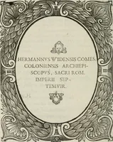 An illustration from Icones, id est, Verae imagines virorum doctrina simul et pietate illustrium, : quorum praecipuè ministerio partim bonarum literarum studia sunt restituta, partim vera religio in variis orbis Christiani regionibus, nostra patrúmque memoria fuit instaurata : additis eorundem vitae & operae descriptionibus, quibus adiectae sunt nonnullae picturae quas emblemata vocant. (1580)