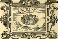 An illustration from Icones, id est verae imagines virorum doctrina simul et pietate illustrium, quorum praecipuè ministerio partim bonarum literarum studia sunt restituta, partim vera religio in variis orbis Christiani regionibus, nostra patrúmque memoria fuit instaurata: additis eorundem vitae & operae descriptionibus, quibus adiectae sunt nonnullae picturae quas emblemata vocant (1580)