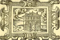 An illustration from Icones, id est verae imagines virorum doctrina simul et pietate illustrium, quorum praecipuè ministerio partim bonarum literarum studia sunt restituta, partim vera religio in variis orbis Christiani regionibus, nostra patrúmque memoria fuit instaurata: additis eorundem vitae & operae descriptionibus, quibus adiectae sunt nonnullae picturae quas emblemata vocant (1580)