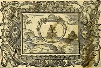 An illustration from Icones, id est verae imagines virorum doctrina simul et pietate illustrium, quorum praecipuè ministerio partim bonarum literarum studia sunt restituta, partim vera religio in variis orbis Christiani regionibus, nostra patrúmque memoria fuit instaurata: additis eorundem vitae & operae descriptionibus, quibus adiectae sunt nonnullae picturae quas emblemata vocant (1580)