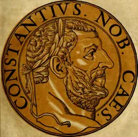 Picture 59 of 151 from Icones imperatorvm romanorvm, ex priscis numismatibus ad viuum delineatae, & breui narratione historicâ (1645), leaf 140