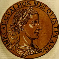 An illustration from Icones imperatorvm romanorvm, ex priscis numismatibus ad viuum delineatae, & breui narratione historicâ (1645)