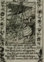 An illustration from Icones mortis : sexaginta imaginibus, totidemq[ue] (1648)