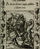An illustration from Icones mortis : sexaginta imaginibus, totidemq[ue] (1648)