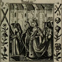 An illustration from Icones mortis : sexaginta imaginibus, totidemq[ue] (1648)