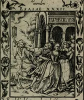 An illustration from Icones mortis : sexaginta imaginibus, totidemq[ue] (1648)