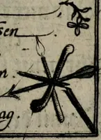 An illustration from Icones mortis : sexaginta imaginibus, totidemq[ue] (1648)
