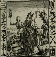 An illustration from Icones mortis : sexaginta imaginibus, totidemq[ue] (1648)