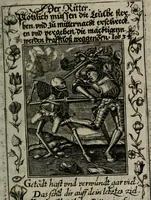 An illustration from Icones mortis : sexaginta imaginibus, totidemq[ue] (1648)