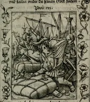 An illustration from Icones mortis : sexaginta imaginibus, totidemq[ue] (1648)