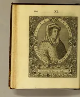 An illustration from Icones quinquaginta virorum illustrium doctrina & eruditione præstantium ad vivum effictæ, : cum eorum vitis (1597)