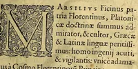 An illustration from Icones quinquaginta virorum illustrium doctrina & eruditione præstantium ad vivum effictæ, : cum eorum vitis (1597)