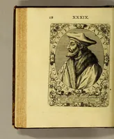 Picture 18 of 37 from Icones quinquaginta virorum illustrium doctrina & eruditione præstantium ad vivum effictæ, : cum eorum vitis (1597), leaf 242