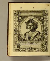 An illustration from Icones quinquaginta virorum illustrium doctrina & eruditione præstantium ad vivum effictæ, : cum eorum vitis (1597)