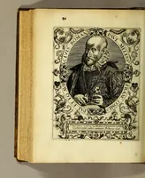 An illustration from Icones quinquaginta virorum illustrium doctrina & eruditione præstantium ad vivum effictæ, : cum eorum vitis (1597)