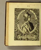 An illustration from Icones quinquaginta virorum illustrium doctrina & eruditione præstantium ad vivum effictæ, : cum eorum vitis (1597)