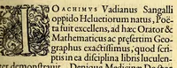An illustration from Icones quinquaginta virorum illustrium doctrina & eruditione præstantium ad vivum effictæ, : cum eorum vitis (1597)