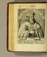 Picture 16 of 37 from Icones quinquaginta virorum illustrium doctrina & eruditione præstantium ad vivum effictæ, : cum eorum vitis (1597), leaf 216