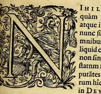 An illustration from Icones quinquaginta virorum illustrium doctrina & eruditione præstantium ad vivum effictæ, : cum eorum vitis (1597)