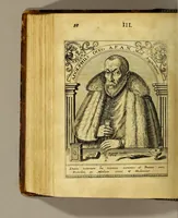 An illustration from Icones quinquaginta virorum illustrium doctrina & eruditione præstantium ad vivum effictæ, : cum eorum vitis (1597)