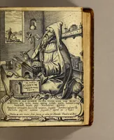 An illustration from Icones quinquaginta virorum illustrium doctrina & eruditione præstantium ad vivum effictæ, : cum eorum vitis (1597)