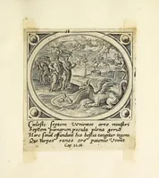An illustration from Icones Revelationvm S. Iohs. Evangeliste in Pathmo (1580)