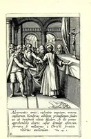 An illustration from Icones Sanctae Clarae B. Francisci Assisiatis primigeniae discipulae : vitam, miracula, mortem repraesentantes