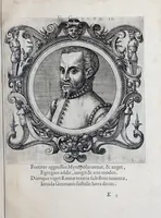 An illustration from Icones veterum aliquot, ac recentium medicorum, philosophorumque elegiolis suis editae (1574)