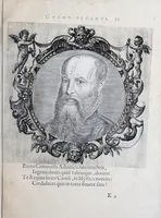 An illustration from Icones veterum aliquot, ac recentium medicorum, philosophorumque elegiolis suis editae (1574)