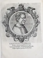 An illustration from Icones veterum aliquot, ac recentium medicorum, philosophorumque elegiolis suis editae (1574)