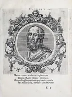 An illustration from Icones veterum aliquot, ac recentium medicorum, philosophorumque elegiolis suis editae (1574)