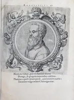 An illustration from Icones veterum aliquot, ac recentium medicorum, philosophorumque elegiolis suis editae (1574)