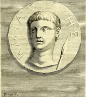 Picture 88 of 270 from Iconografia, cioè disegni d'imagini de famosissimi monarchi, regi, filosofi, poeti ed oratori dell'antichità, cauati (1669), leaf 164