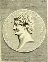 Picture 146 of 270 from Iconografia, cioè disegni d'imagini de famosissimi monarchi, regi, filosofi, poeti ed oratori dell'antichità, cauati (1669), leaf 272