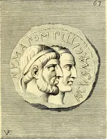 Picture 158 of 270 from Iconografia, cioè disegni d'imagini de famosissimi monarchi, regi, filosofi, poeti ed oratori dell'antichità, cauati (1669), leaf 296