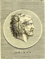 Picture 210 of 270 from Iconografia, cioè disegni d'imagini de famosissimi monarchi, regi, filosofi, poeti ed oratori dell'antichità, cauati (1669), leaf 376