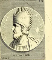 Picture 222 of 270 from Iconografia, cioè disegni d'imagini de famosissimi monarchi, regi, filosofi, poeti ed oratori dell'antichità, cauati (1669), leaf 396