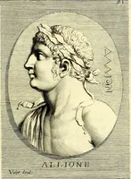 Picture 230 of 270 from Iconografia, cioè disegni d'imagini de famosissimi monarchi, regi, filosofi, poeti ed oratori dell'antichità, cauati (1669), leaf 408