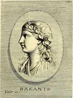 Picture 253 of 270 from Iconografia, cioè disegni d'imagini de famosissimi monarchi, regi, filosofi, poeti ed oratori dell'antichità, cauati (1669), leaf 450