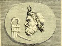 Picture 255 of 270 from Iconografia, cioè disegni d'imagini de famosissimi monarchi, regi, filosofi, poeti ed oratori dell'antichità, cauati (1669), leaf 454
