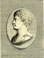 Picture 260 of 270 from Iconografia, cioè disegni d'imagini de famosissimi monarchi, regi, filosofi, poeti ed oratori dell'antichità, cauati (1669), leaf 464
