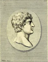 Picture 266 of 270 from Iconografia, cioè disegni d'imagini de famosissimi monarchi, regi, filosofi, poeti ed oratori dell'antichità, cauati (1669), leaf 476