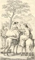 An illustration from An iconography of Don Quixote. 1605-1895 (1895)